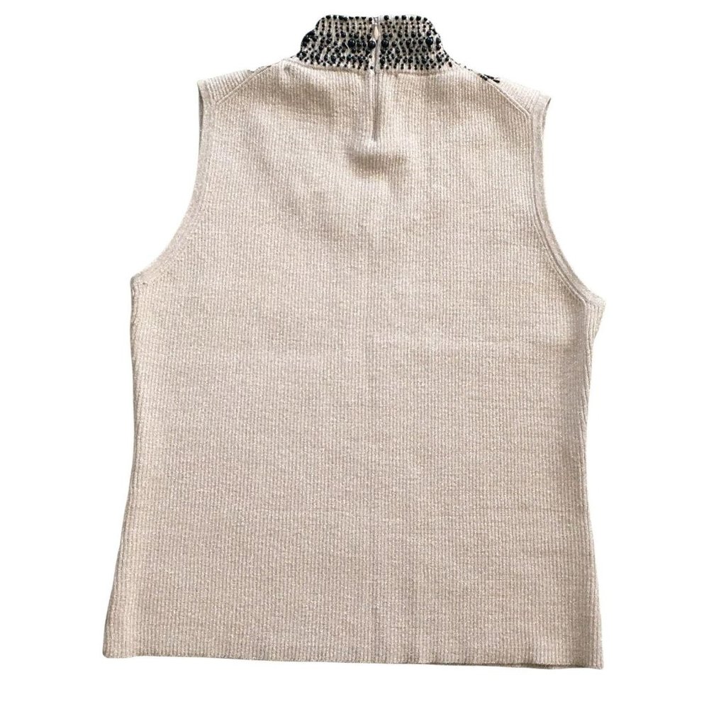 Grace Elements Shell Decorative Beaded Neckline - Picture 4 of 9